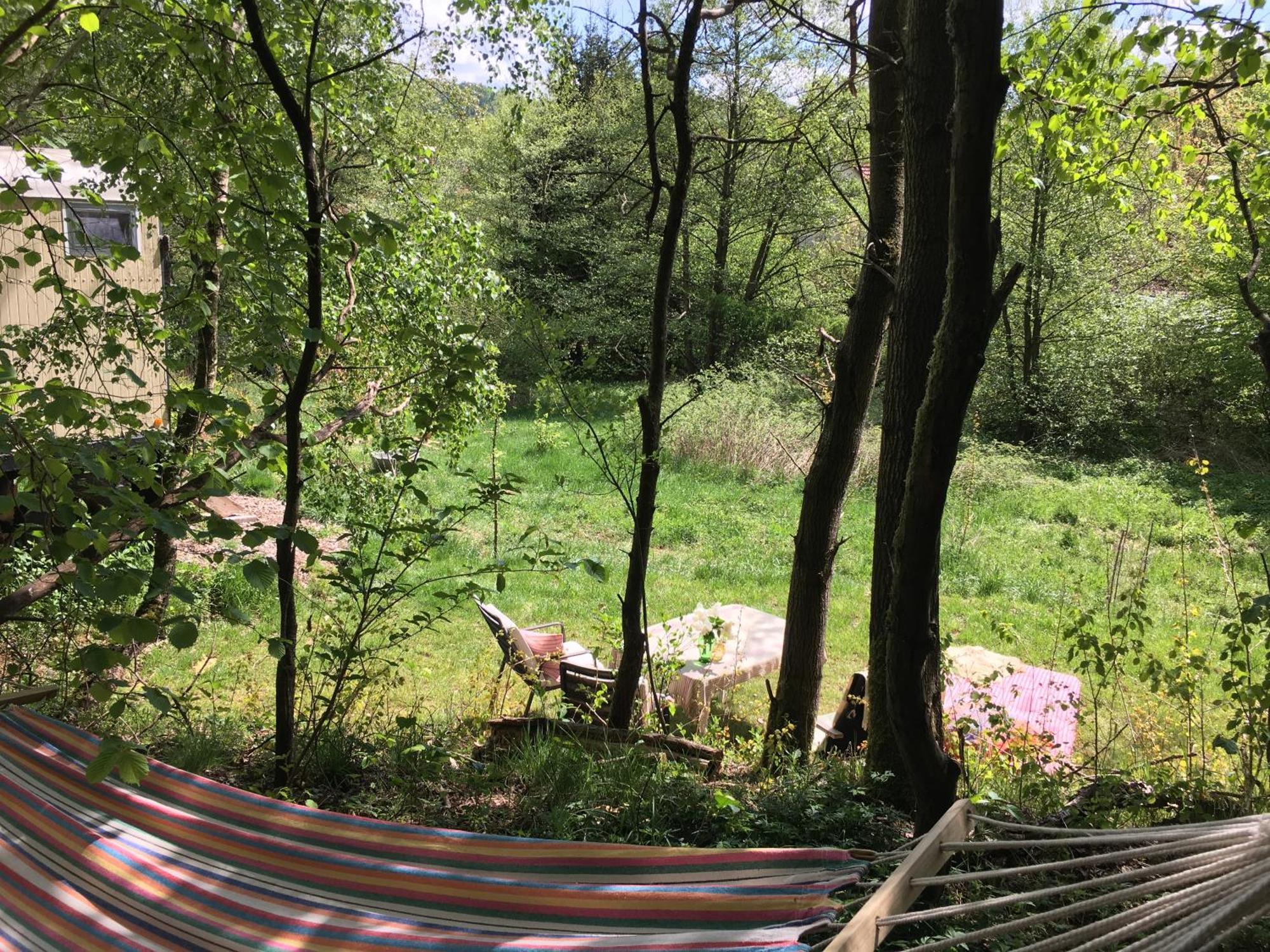 Kuscheliger Zirkuswagen Im Wildgarten Witzenhausen Esterno foto
