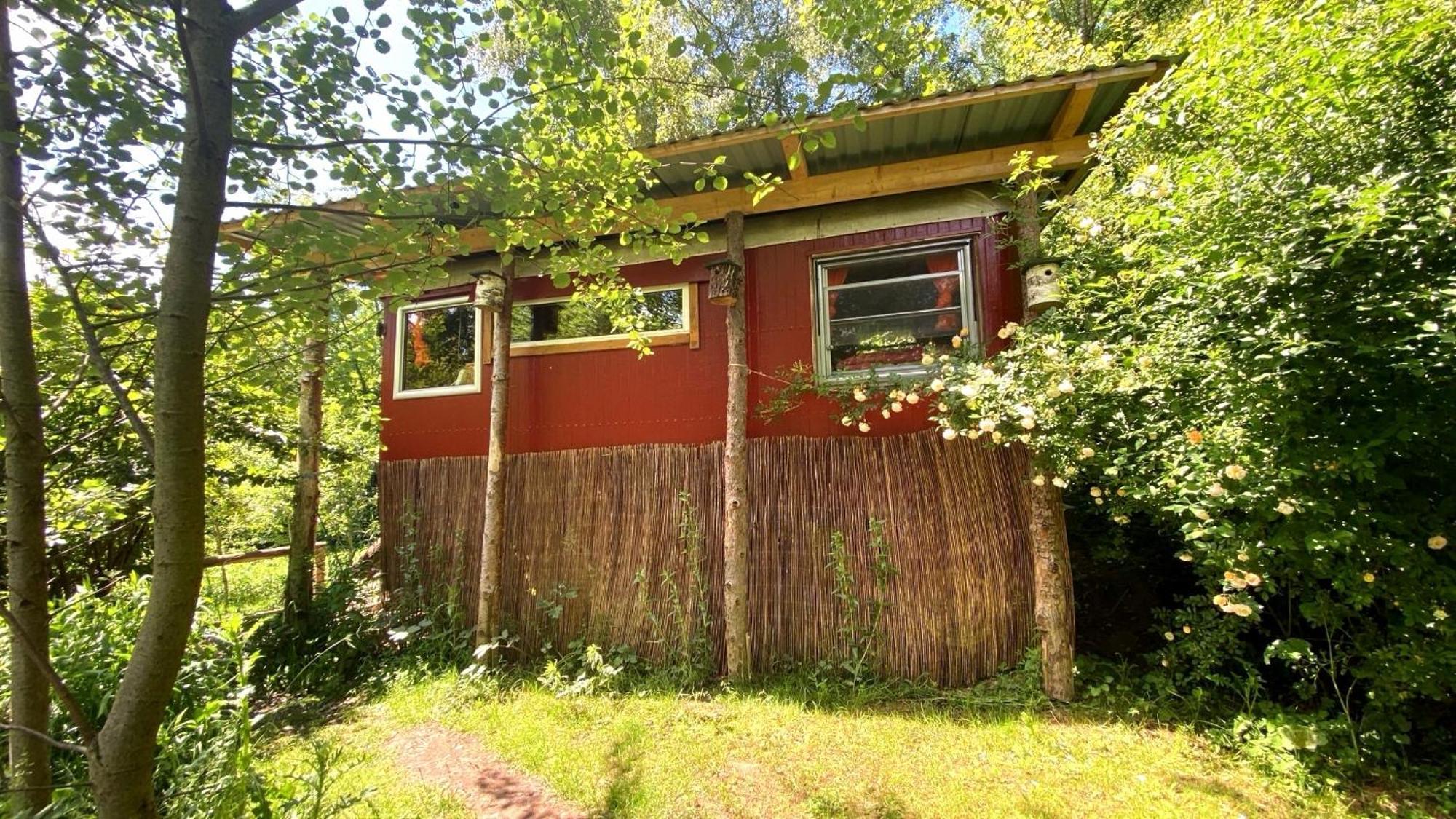 Kuscheliger Zirkuswagen Im Wildgarten Witzenhausen Esterno foto