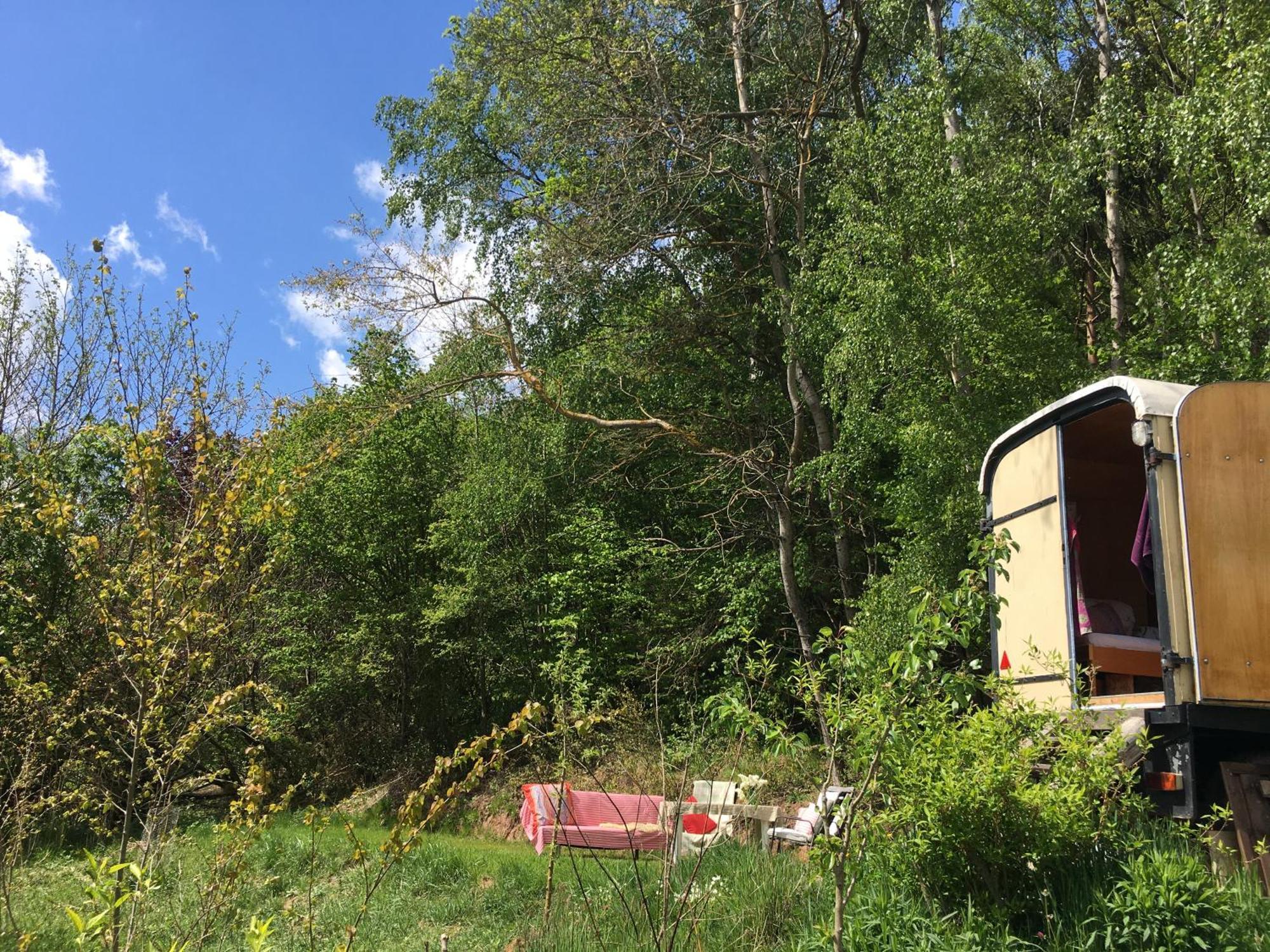 Kuscheliger Zirkuswagen Im Wildgarten Witzenhausen Esterno foto